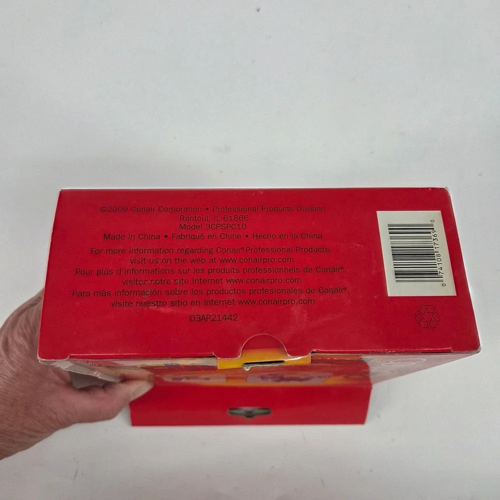 ConairPRO Pro Clips 10 Pack White Multipurpose Hair Roller Styling Clips - Picture 5 of 5